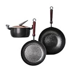 Kastruller Och Stekpannor Set Grytset Wok Stekpanna Non Stick Pan Special För Induktionshäll Köksgryta Köksredskap Set Köksredskap Set