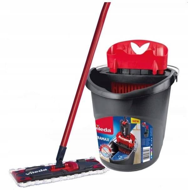 Plattmopp med press och hink Ultramax XL BOX