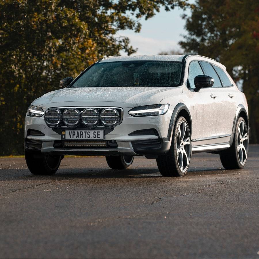 Paket: 4 X Briodlights Ozz LED extraljus, till Volvo S90, V90, 17-, CAN, med monteringsdetaljer