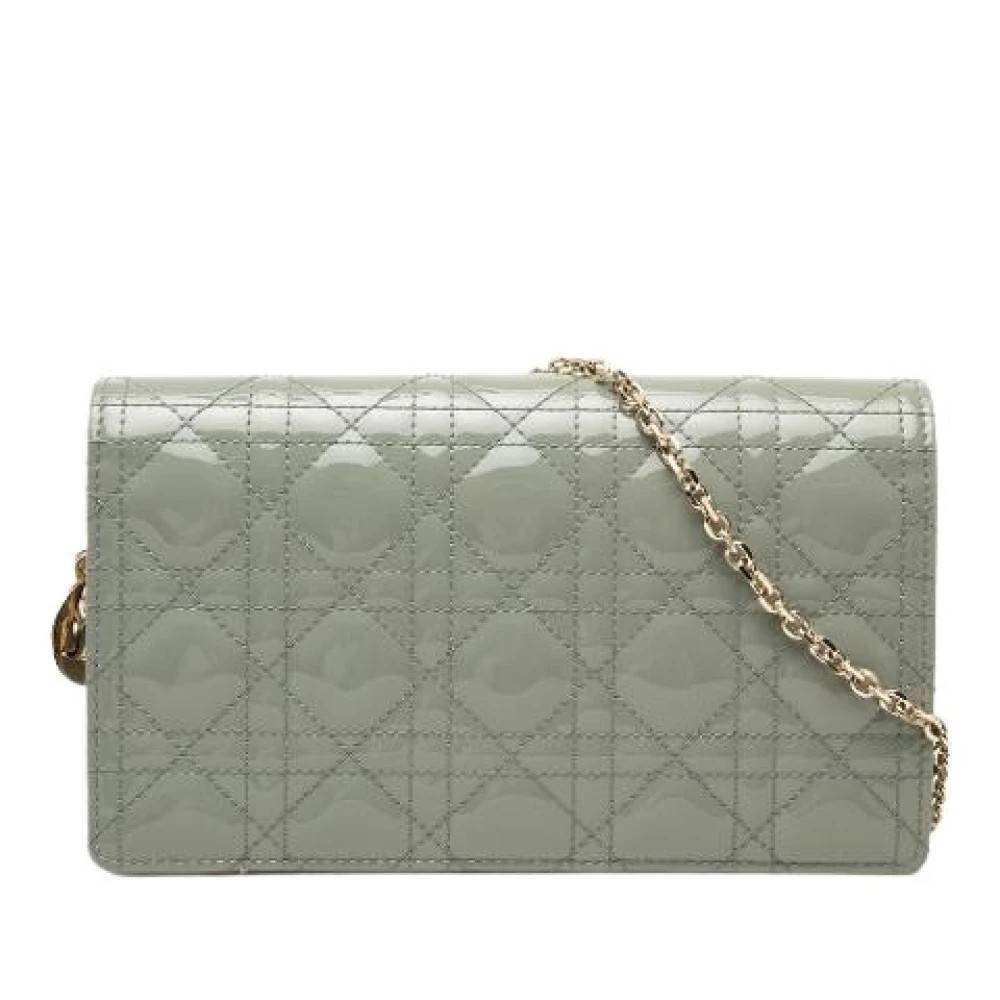 Dior Vintage Pre-owned Laeder dior-tasker - Vintage - Dame - Grå - ONE SIZE -