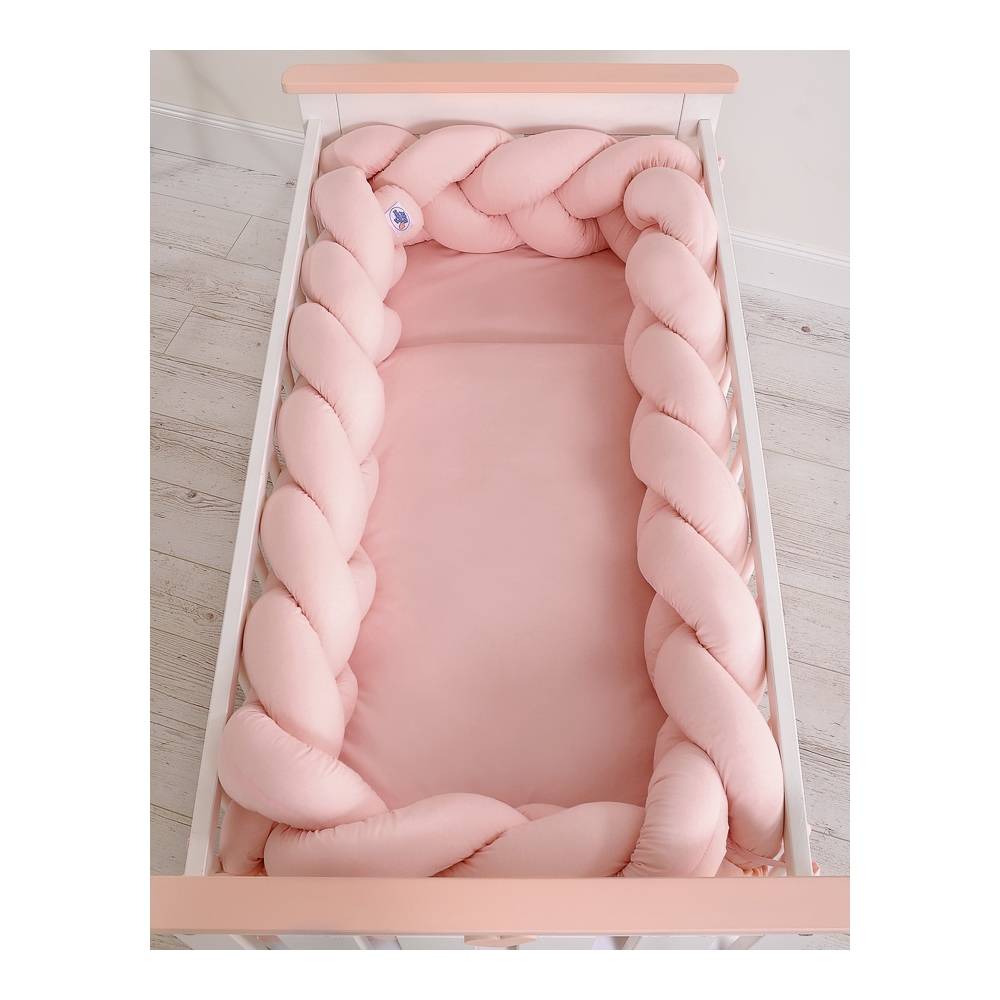 Spjälskydd Flätta XXL - Pastel Pink