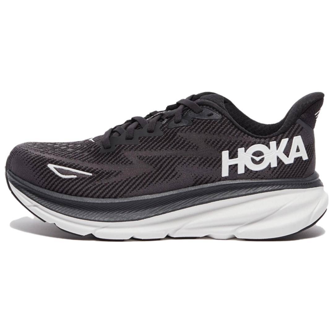 HOKA Clifton 9 Svart Vit Dam Sneakers 1127896-BWHT cm black