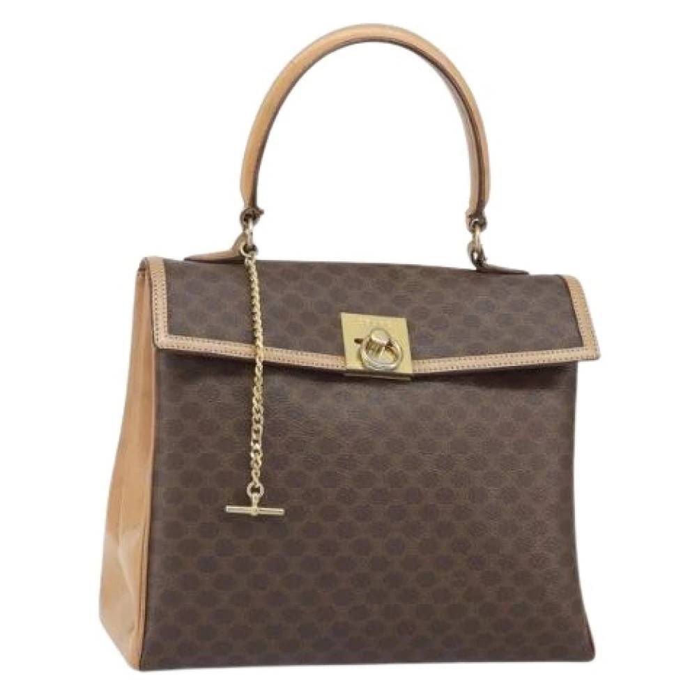Celine Vintage Pre-owned Plastic Handbag - Vintage - Dame - Brun - ONE SIZE -