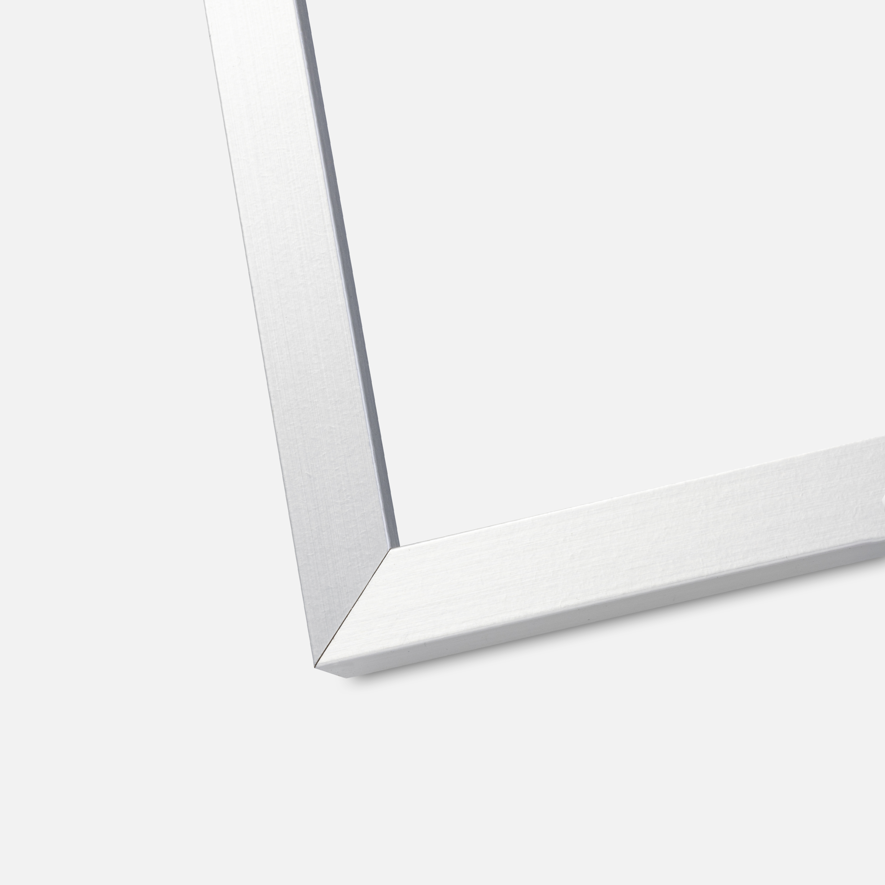 Ram Trendy Glas Silver 30x40 cm - Passepartout Vit 8x12 inches