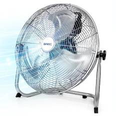 Duronic FN20 Bodenventilator, 50 cm Ventilator mit 120W, Standventilator für Boden oder Bühne, Windmaschine mit 4 Stufen, leiser Design Ventilator