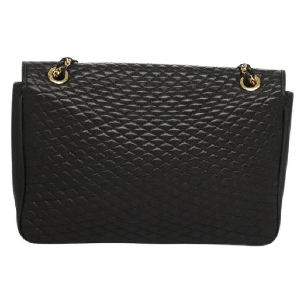 Bally Pre-owned Pre-owned Skuldertaske - Vintage - Dame - Sort - ONE SIZE - Uld