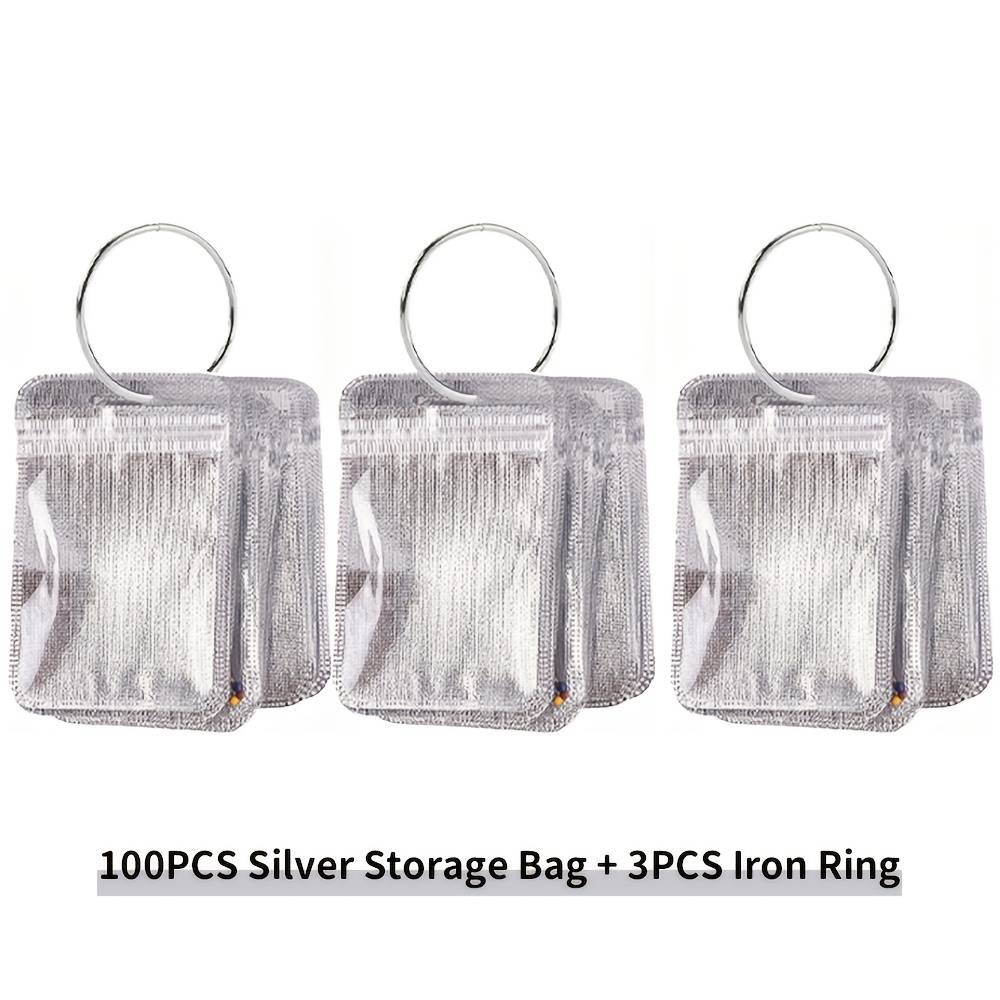 100 Self-sealing Bags + 3 For 5d Diamond Painting, Adhesive Storage Bags For Craft Supplies, Ideal For Projects