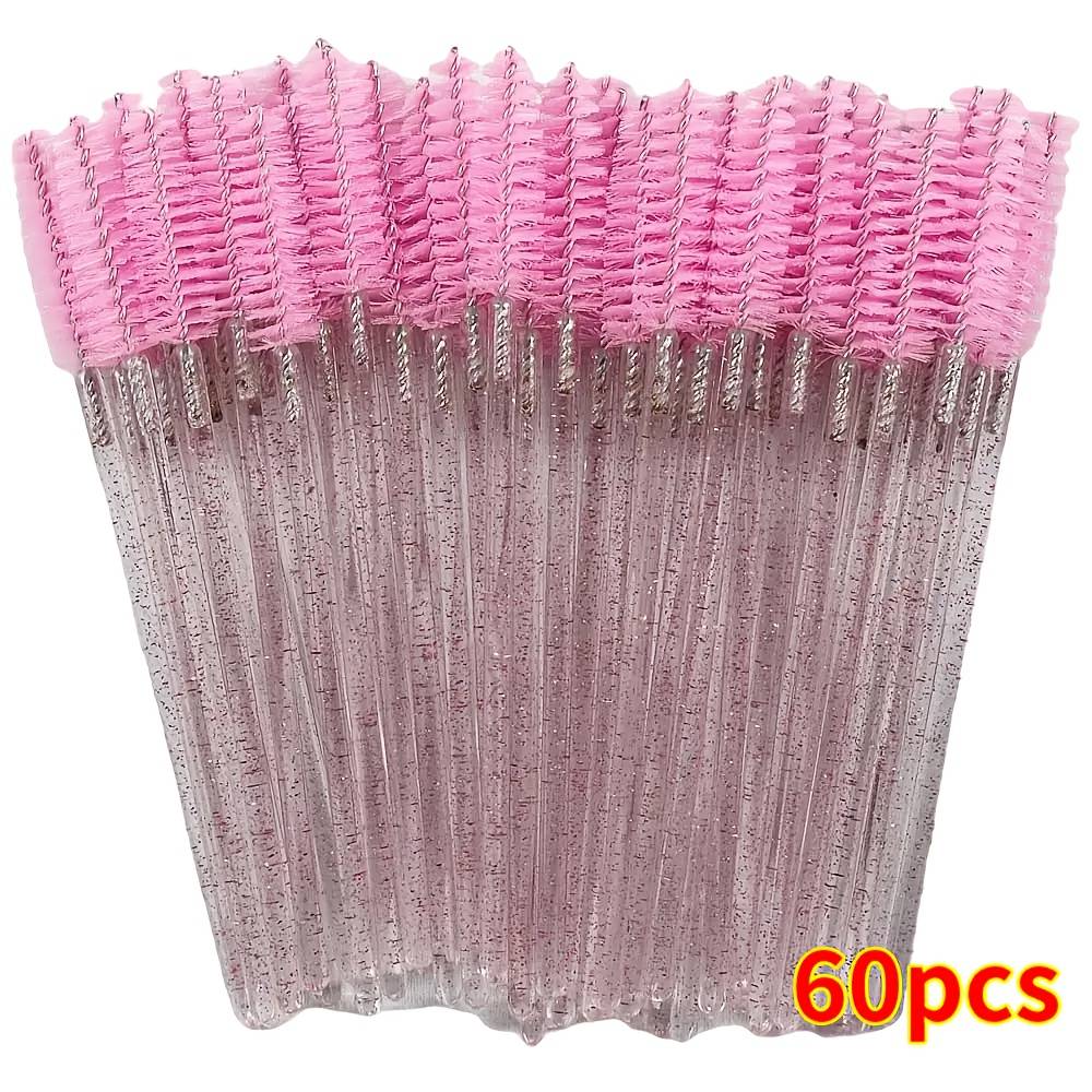 60pcs Disposable Eyelashes Brush Comb Eye Lashes Extension Mascara Wands Makeup Professional Makeup Beauty Tool