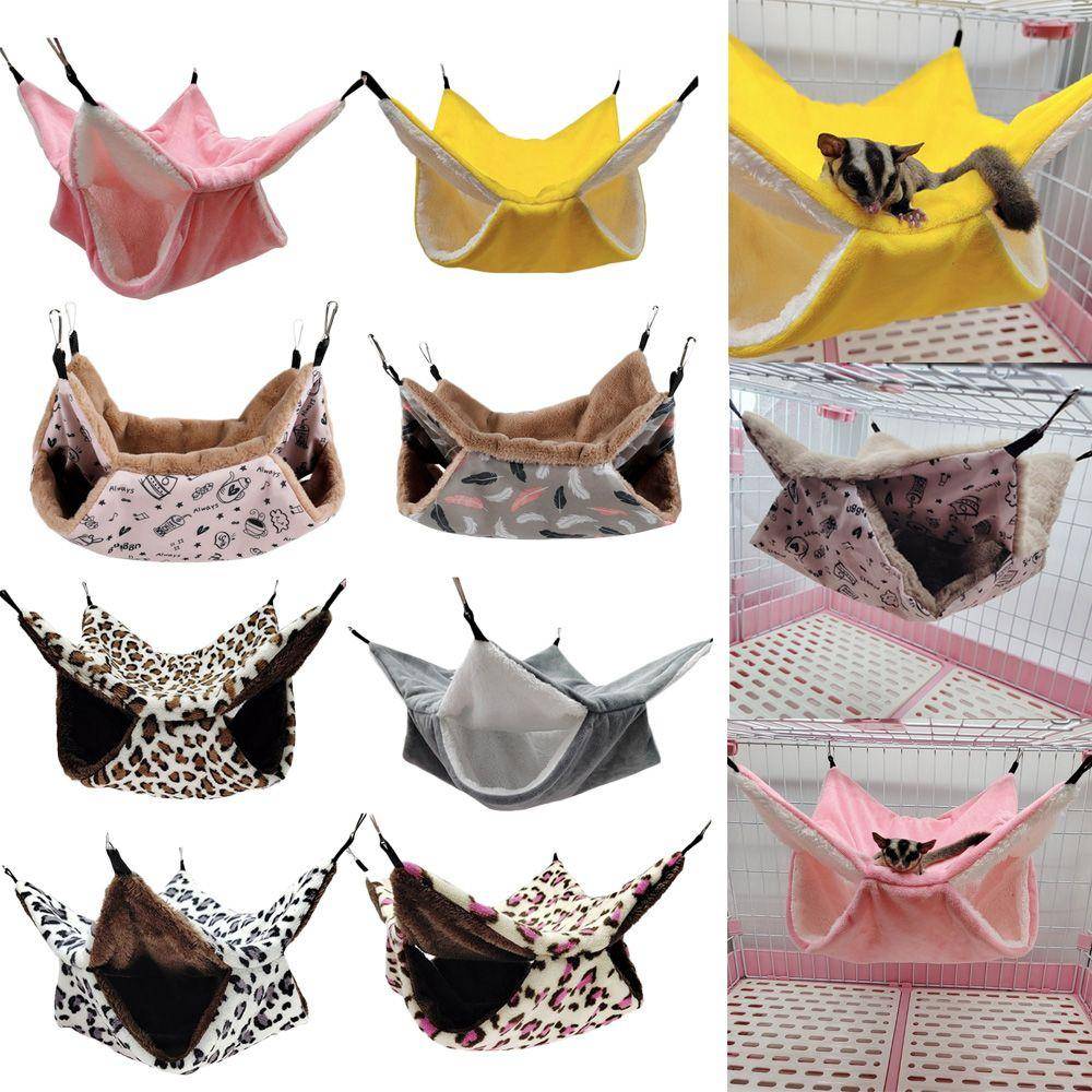 Winter Comfortable Guinea Pig Nest Hamster Hammock Warm Cage House Small Animal Sleeping Bag