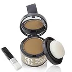 SOVONCARE Omedelbart täckande hårpulver för tunt grått hår för kvinnor, hårrotspulver, täckande concealer (mörkblond, 4 g)