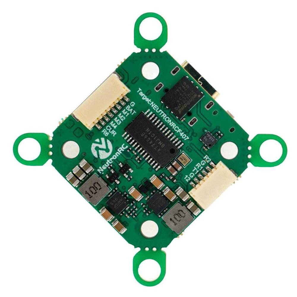 NeutronRC Mini F405 F4 OSD Blackbox 2-6S Flight Controller med 5V 12V BEC Stöd för DJI O3 Vista för RC Drone FPV Racing