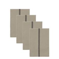 HOUSE DOCTOR Napkins, Hdstalgia, Taupe |Brown |40X40X2 cm