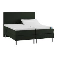 Temprakon boxelevationsseng inkl. sengeben (Green, Aluminium sengeben, B180 x L210 cm, Splittopmadras)