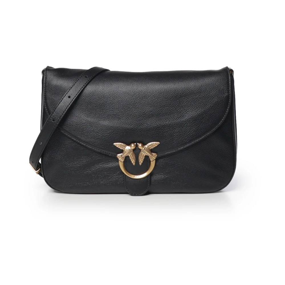 PINKO Love Classic Skuldertaske - Tasker - Dame - Sort - ONE SIZE - Uld