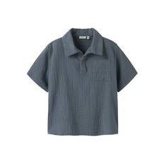 name it Skjorta Nmmhefin Blue Mirage