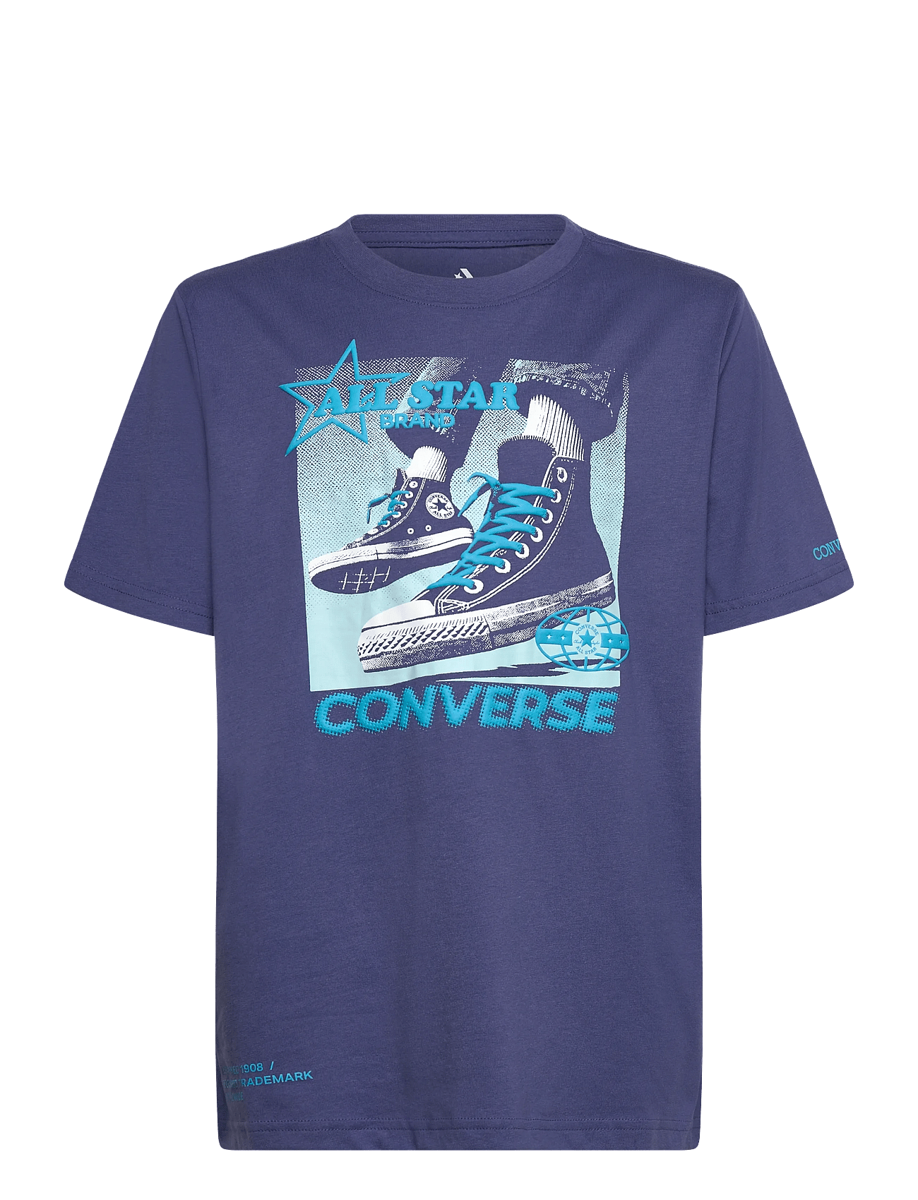 CONVERSE Cnvb Photo Real Cnv Snkr Tee | Blue | 140/148