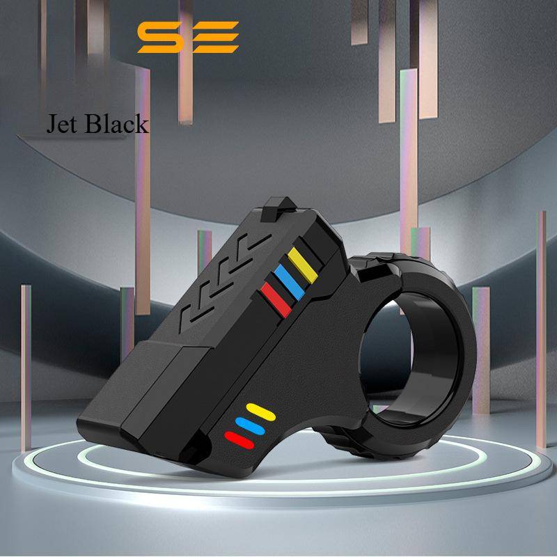 Multifunktionell Stresslindrande Fidget-ring Kontorsavslappnande Roterande Fingerglidare Liten Pistol Fingertoppsleksak för Vuxna Barn Gåva