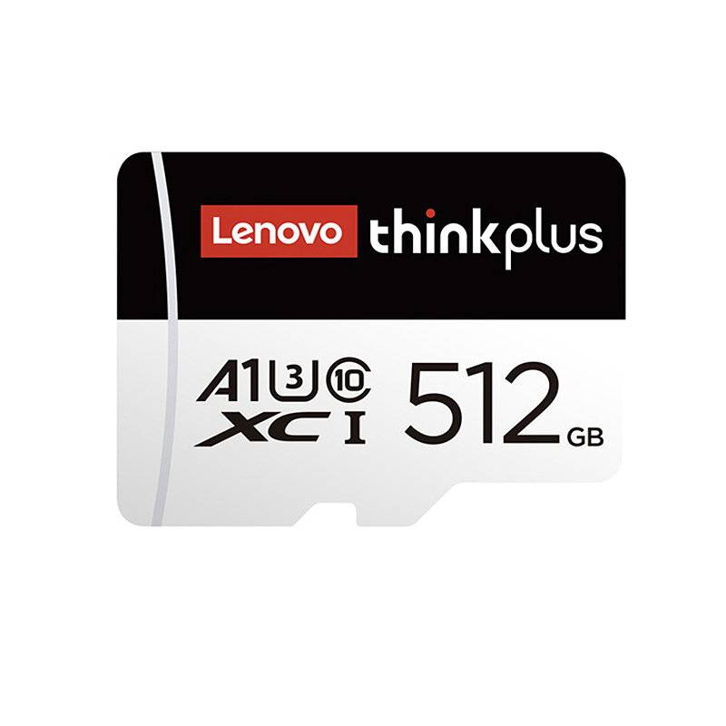 Lenovo Thinkplus 512GB TF-minneskort 100MB/S High Speed Micro SD-kort Flash-kort Smart Card för telefonkamera Drivinspel