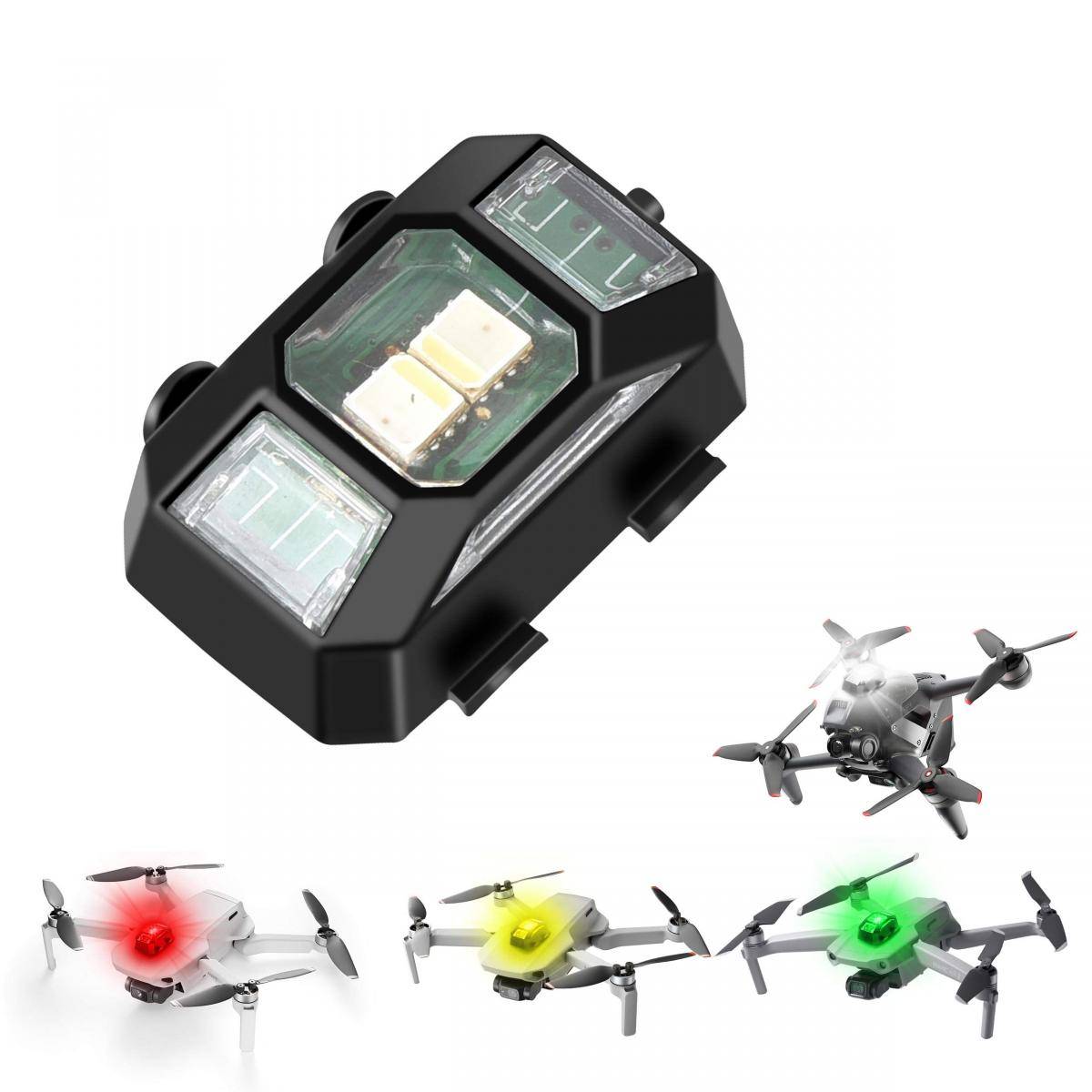 KENTFAITH Strobe Light Signal Light Machine Arm Light Single Pack, Suitable for DJI DJI FPV/ Mini 2 / Mavic Air 2/Mavic mini, etc.