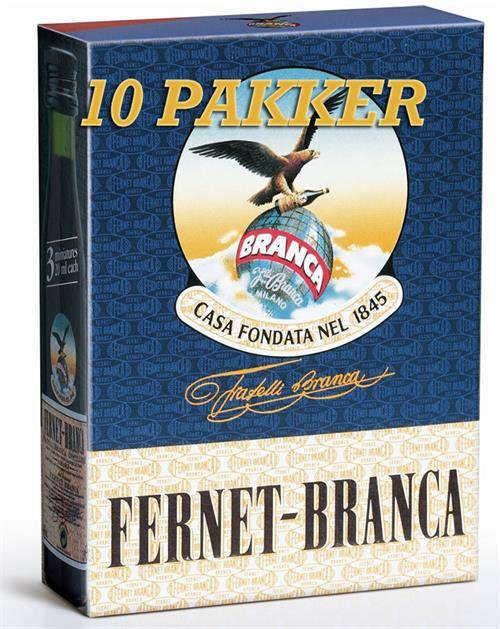 Fernet Branca Miniature TILBUD 10 pakker Italiensk Likør 3x2 cl 39%