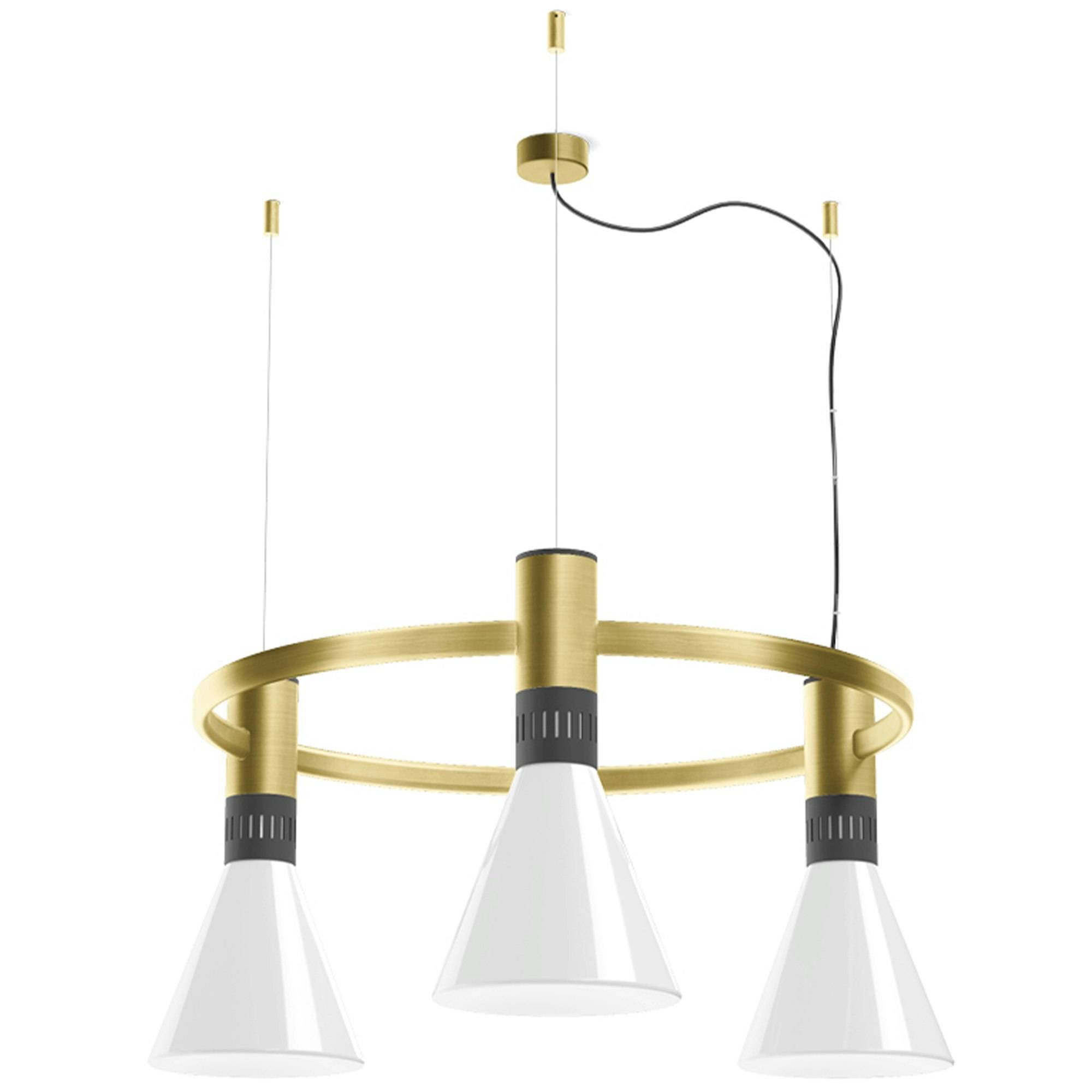 Stilnovo Cono Pendel Ø78 - Pendler Jern Satin Gold - CZ148DVDMDI