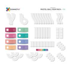 Connetix - Magnet Kuglebane 106 stk Ball Run - Pastel Farver