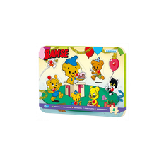 BAMSE Träpussel med knopp, 8 bitar Spel & pussel Unisex ONESIZE