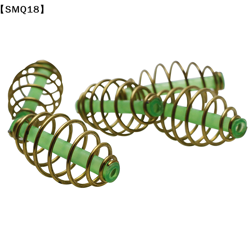 10pcs/lot Carp Fishing Spring Feeder Fishing Bait Cage for Carp Fishing Fresh water Inline Method Feeder 3 Sizes【SMQ】