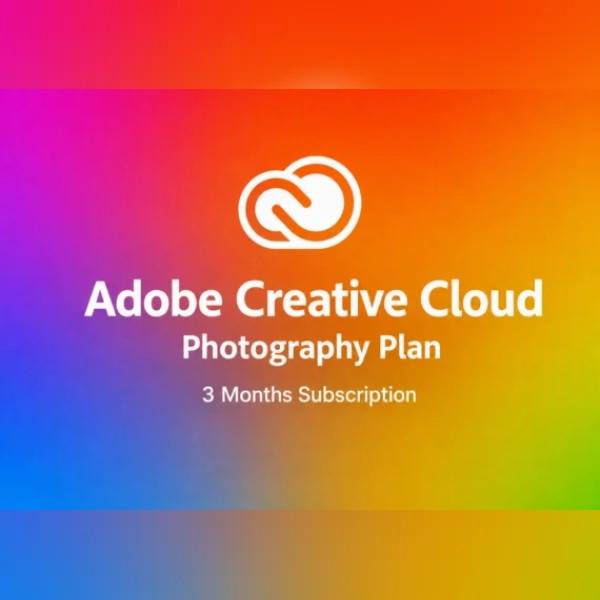 Adobe Creative Cloud Photography Plan - 3 Months Subscription Key - GLOBAL.