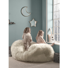 Sumptuous Sheepskin Double Beanbag - Ivory