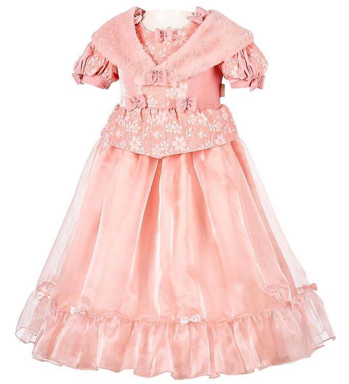 Souza Maskeradkläder - Prinsessan - Floreline - Rosa - Souza - 5-7 år (110-122) - Maskeradkläder