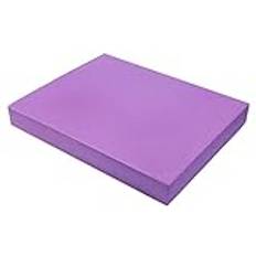 Fitness Yoga Balansmatta, 40 X 33 X 5 Cm, 2 Färger, TPE Balance Training Foam Pad Platt Stöd Mjuk Kudde High Rebound Träning Fitness Yogamatta (Mörk rottinglila)
