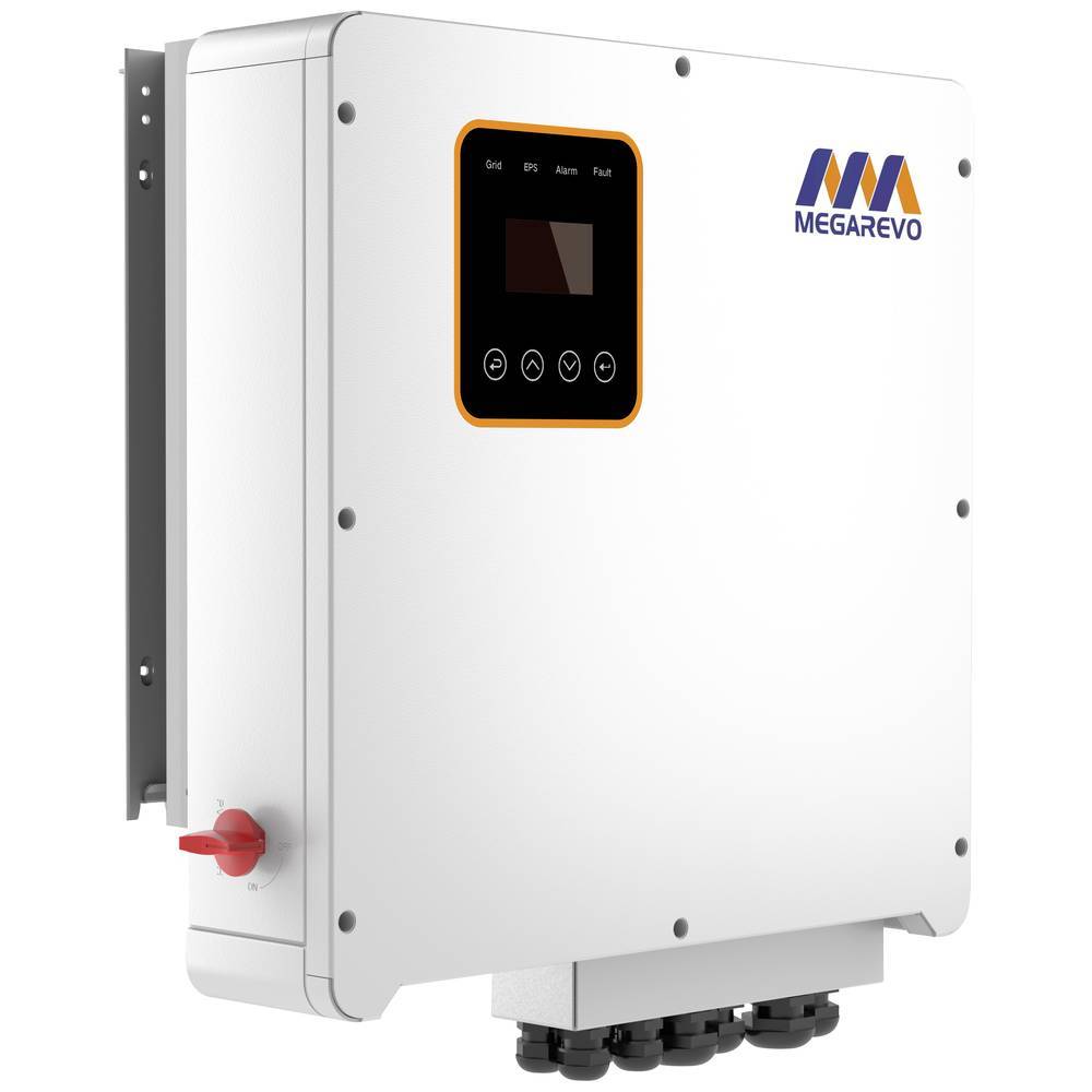 Megarevo Inmatningsväxelriktare R10KH3 Dreiphasen ESS 10000 W 550 V/DC - 230 V/AC integrerad laddningsreglering