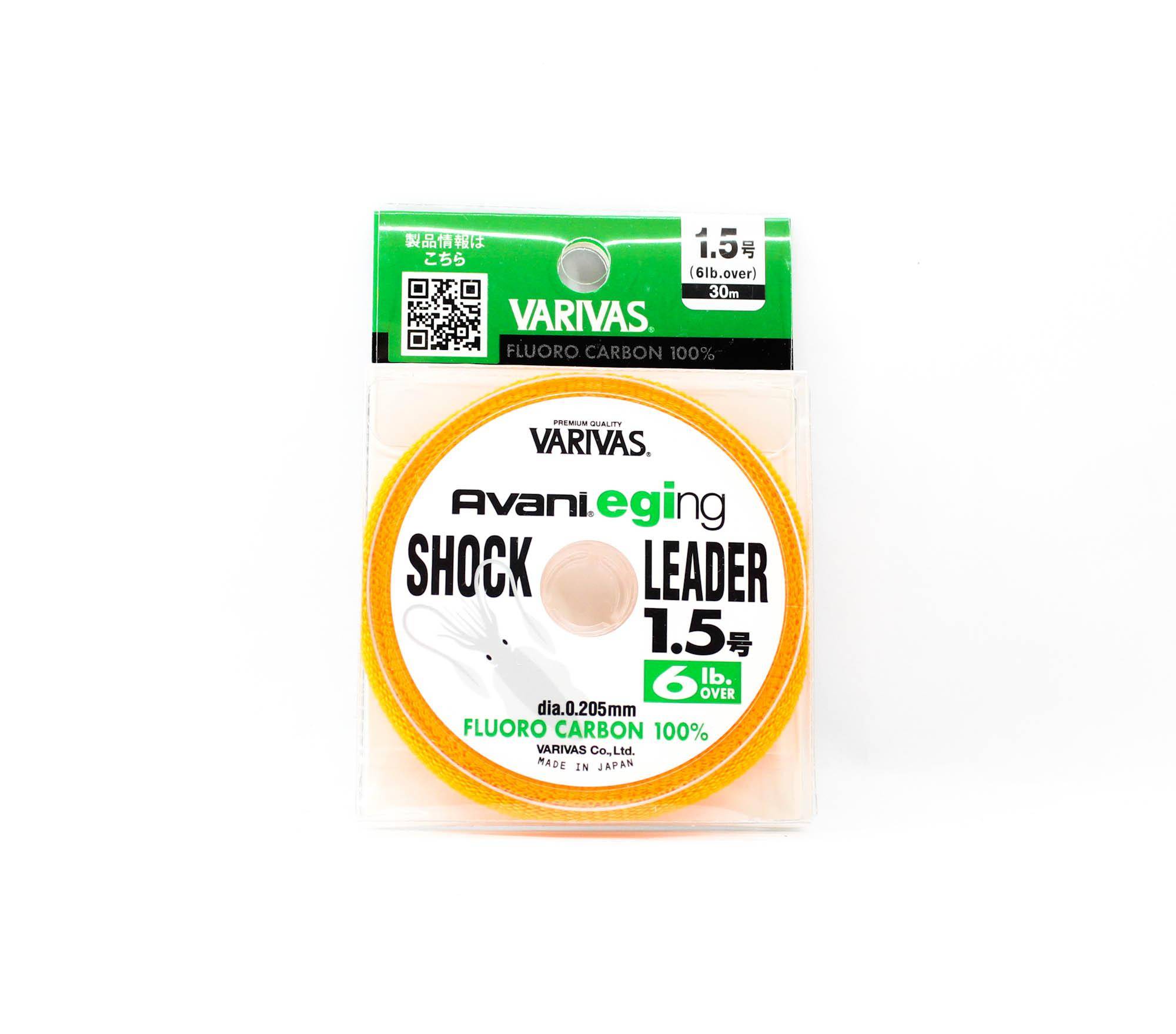 Varivas Fluorocarbon Eging Shock Leader Line 30m 1,5, 6lb (5279) ren