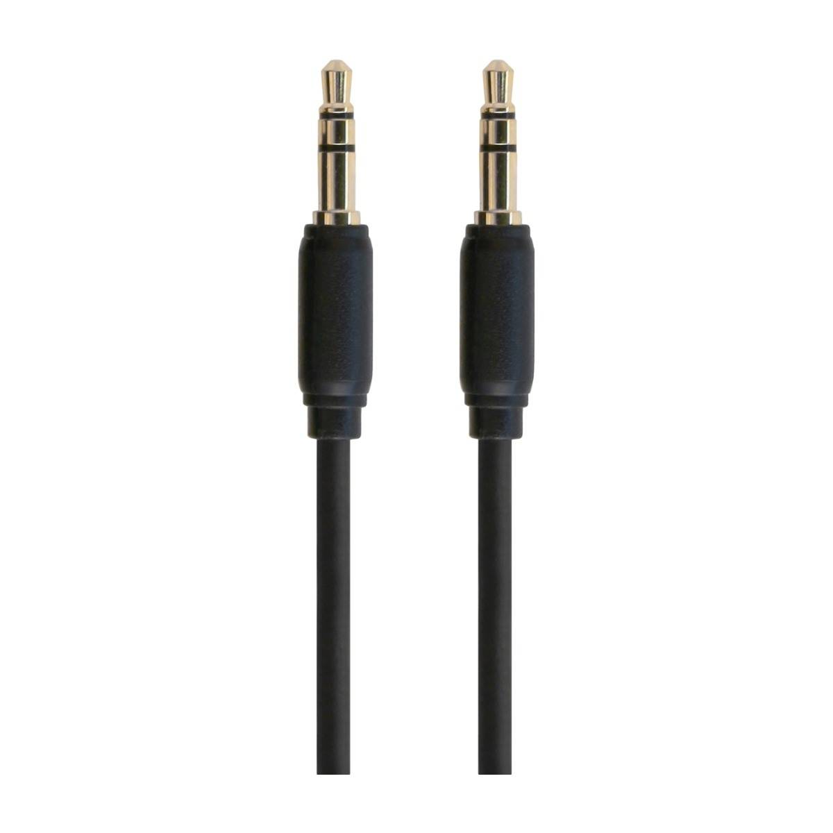 Senz Mini Jack M-M 1 m, svart