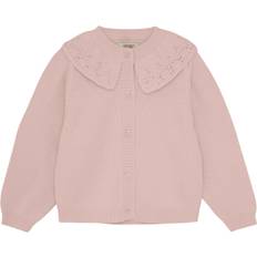 Huttelihut Cardigan Knit Stl. 122 unisex - Toppar Från Magasin - Sepia Rose (122)