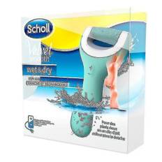 Scholl Velvet Smooth Wet And Dry Elektrisk Fotfil Blå