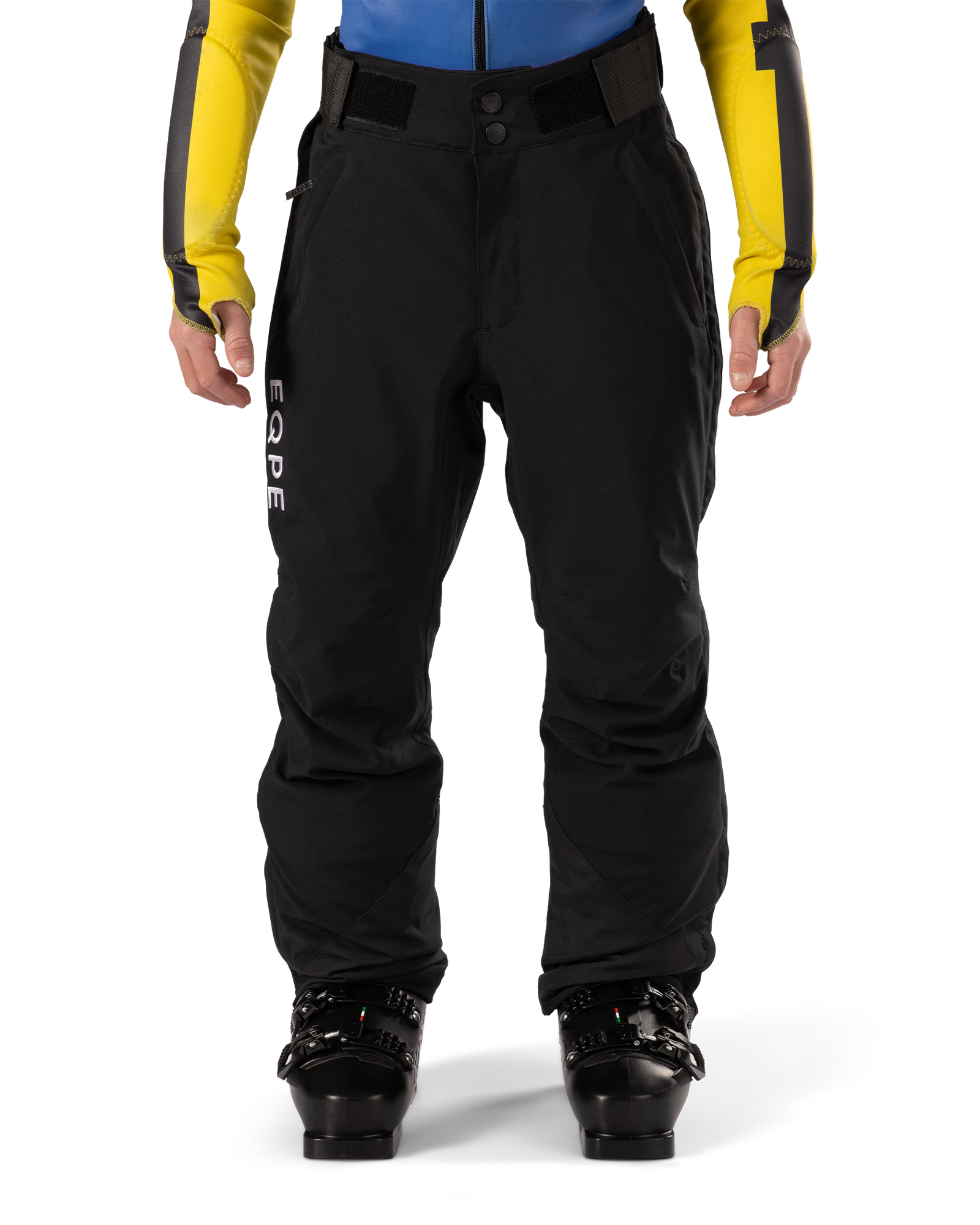 Alpine Full Zip Pant JR Deep Black (122/128) - Svart (122/128)