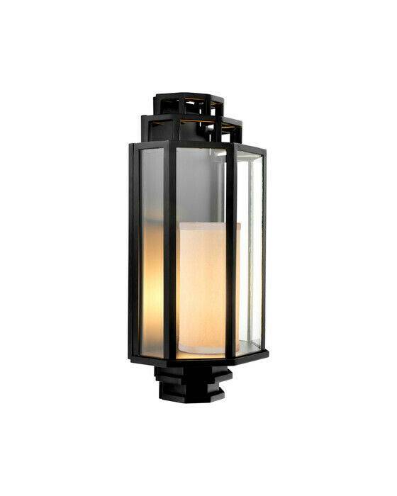 Eichholtz Monticello vägglampa svart - Svart (A. 24 / B. 15 / C. 48,5 cm)