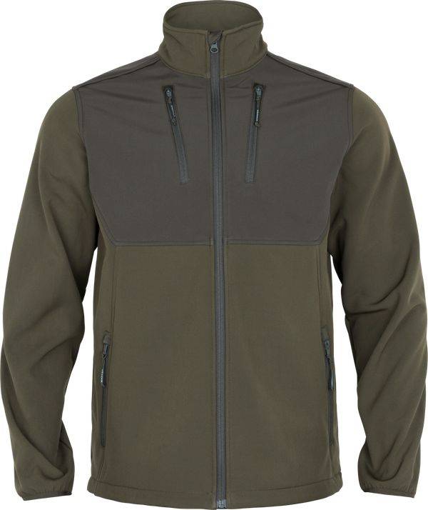 Härkila Scandinavian Softshell Jakke Willow green/Shadow brown M