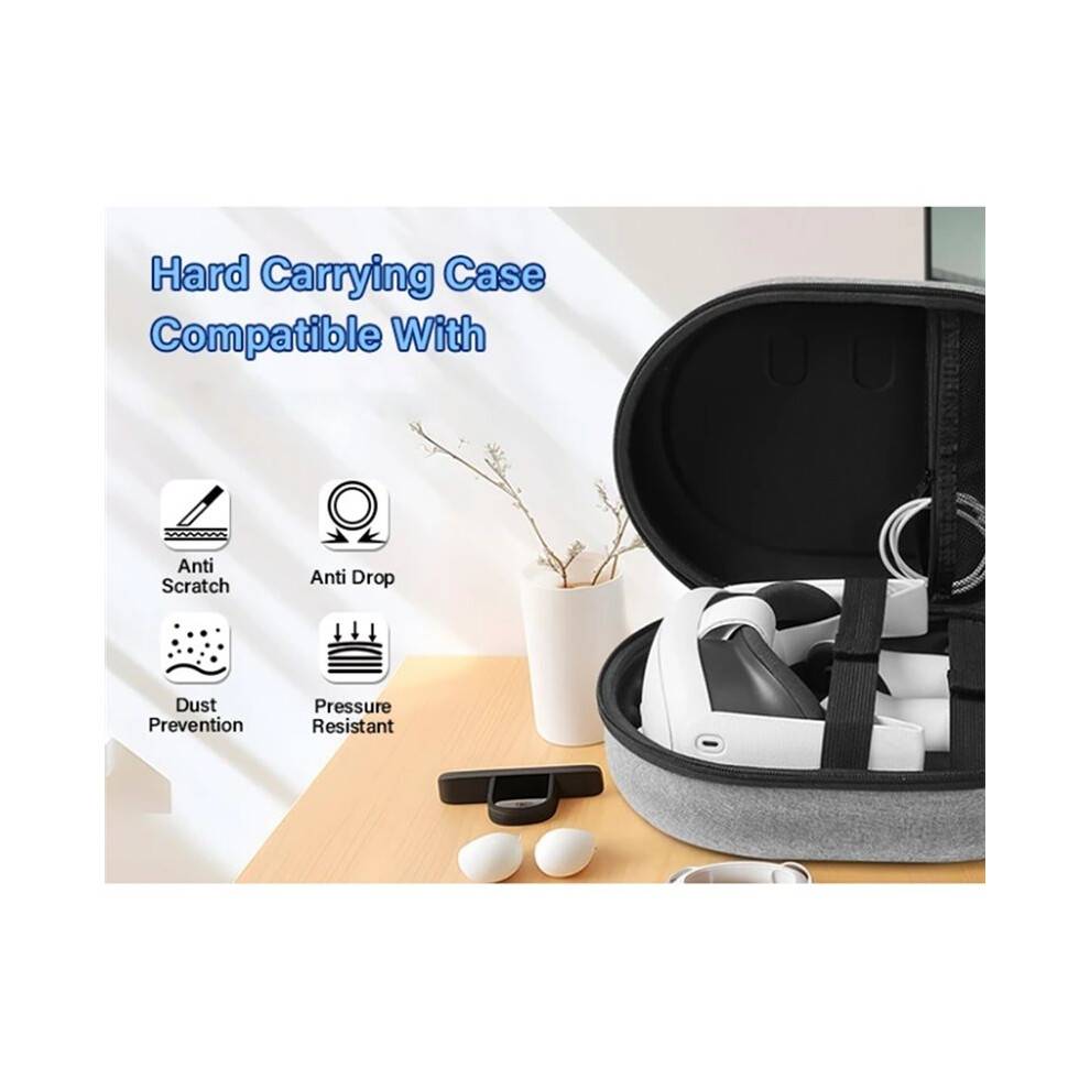 Carrying Case Storage Bag Cover Box for Meta Quest 3 Virtual Reality VR Glasses Headset Game Accessories
