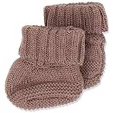 NAME IT Nbfwrilla Wool Knit Slippers XXIII Babystrumpor, Peppercorn, 74W / 80L