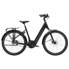 Trek District+ 4 Lowstep med remtræk - L - TREK BLACK SATIN - 545 Wh