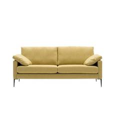 Nielaus Handy 2 pers. sofa - Richwool stof og sorte metalben