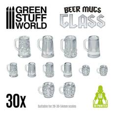 Öl glas (Glas) muggar