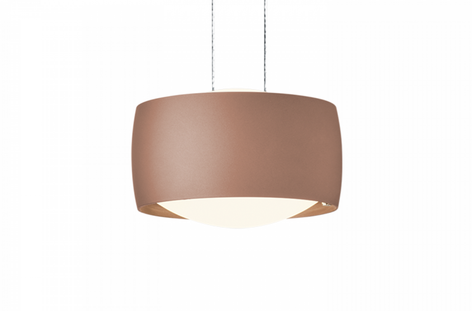 Grace LED pendel Oligo - 1 hoved + børstet kobber/børstet alu