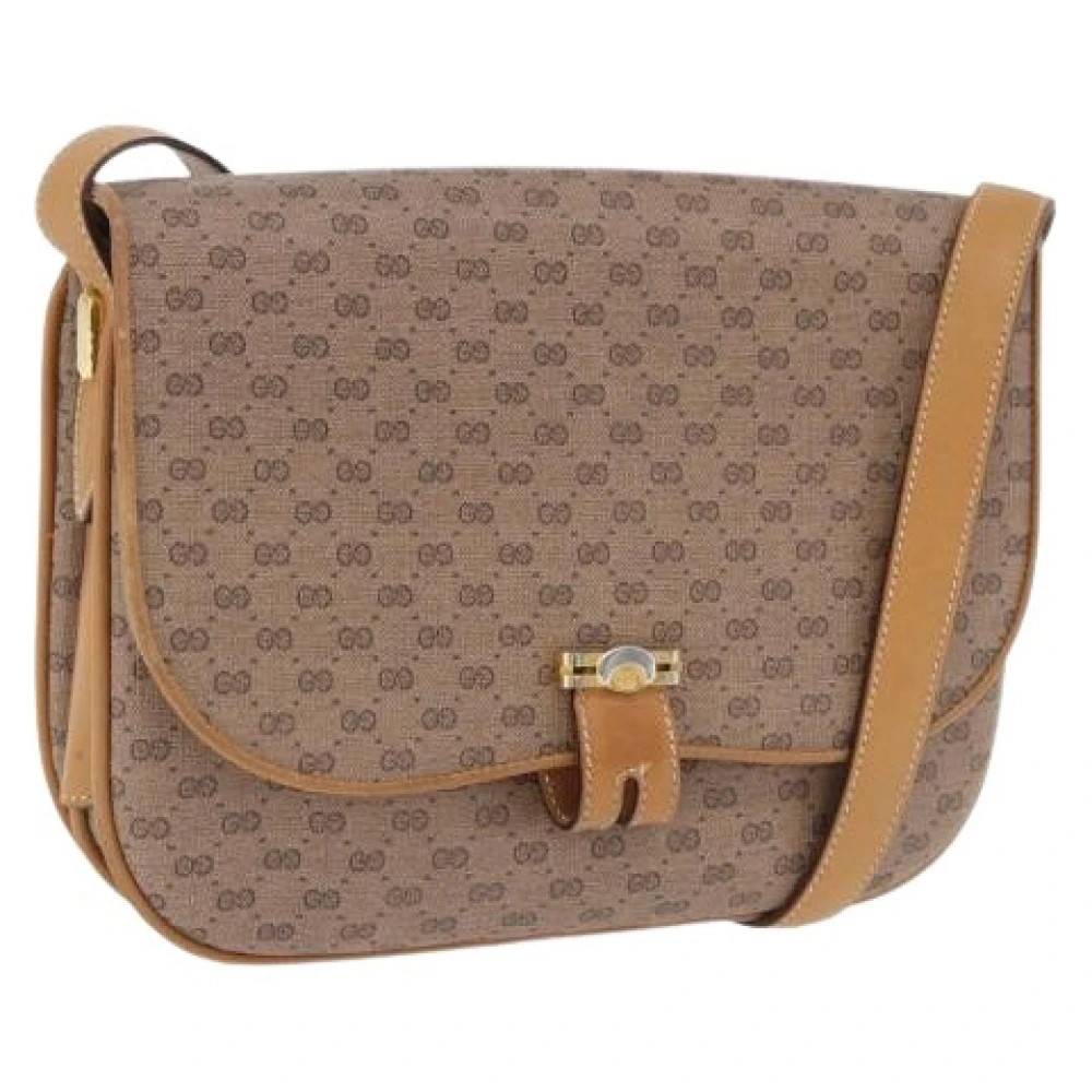 Gucci Vintage Pre-owned Canvas gucci-tasker - Vintage - Dame - Beige - ONE SIZE -