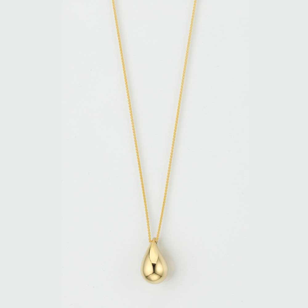 Boye Jewelry Halskæde i 14kt guld med dråbevedhæng, mellem (893632391-585-45).
