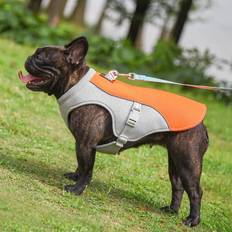 Detixy Kylväst - Optimal Kylning för Din Hund - Bäst i test Kyltäcke Orange / L