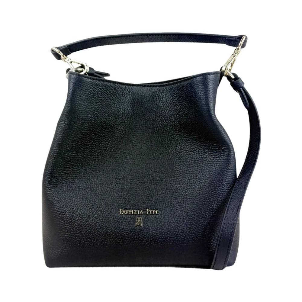 Patrizia Pepe, Tasker , Dame, Sort, ONE SIZE, Uld, Secchiello Bag